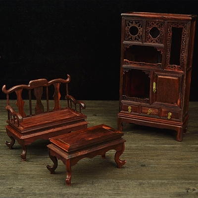 微型家具模型红木迷你小家具圈椅 优惠推荐